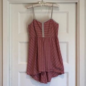 COPE linen babydoll dress